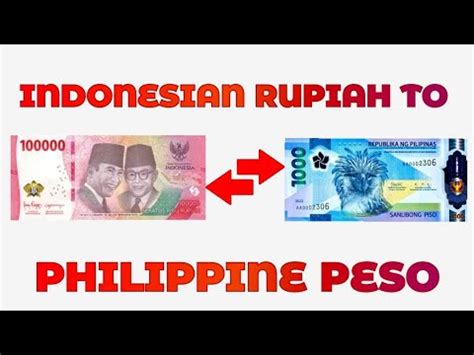 1 php to rupiah